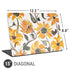 Cat Coq Yellow Sunflower Universal Laptop 15in (12.2 x 8.8in) Skin